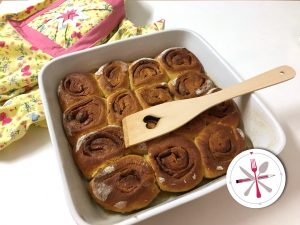 Echte Amish Cinnamon Rolls nach einem Rezept aus Lancaster Country. Zu deutsch Zimtschnecken.