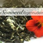 Seamore Seeweed Algen zum essen wie Spaghetti mit selbstgemachtem Pesto
