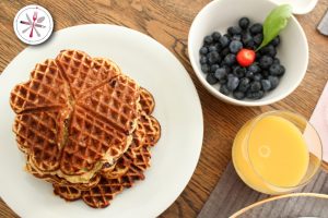 Digital, Detox, Digital Detox, Sunday, Sonntag, Handyfrei, Paleo, Waffeln, Panakes, Blaubeeren, Ahornsirup, gesund, Frühstück