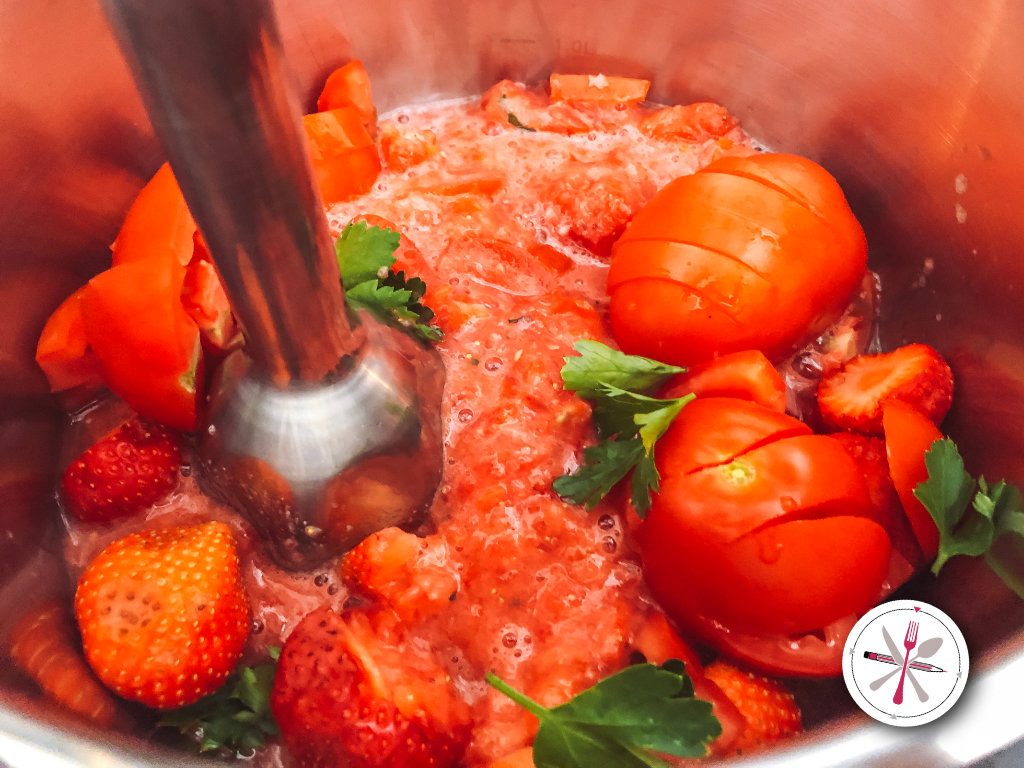 Erdbeer Tomaten Gazpacho